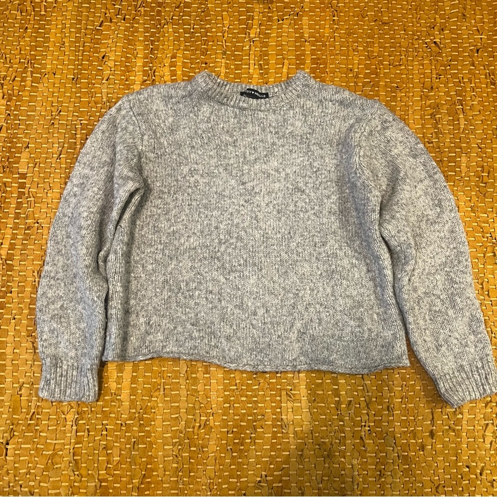 Brandy Melville Gray Classic Crew Neck Sweater